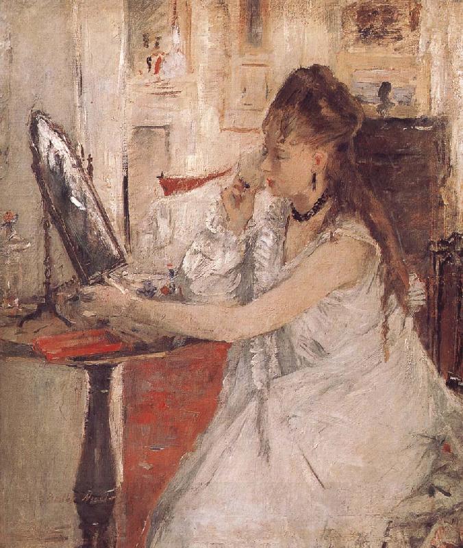 Berthe Morisot Woamn is Making up China oil painting art